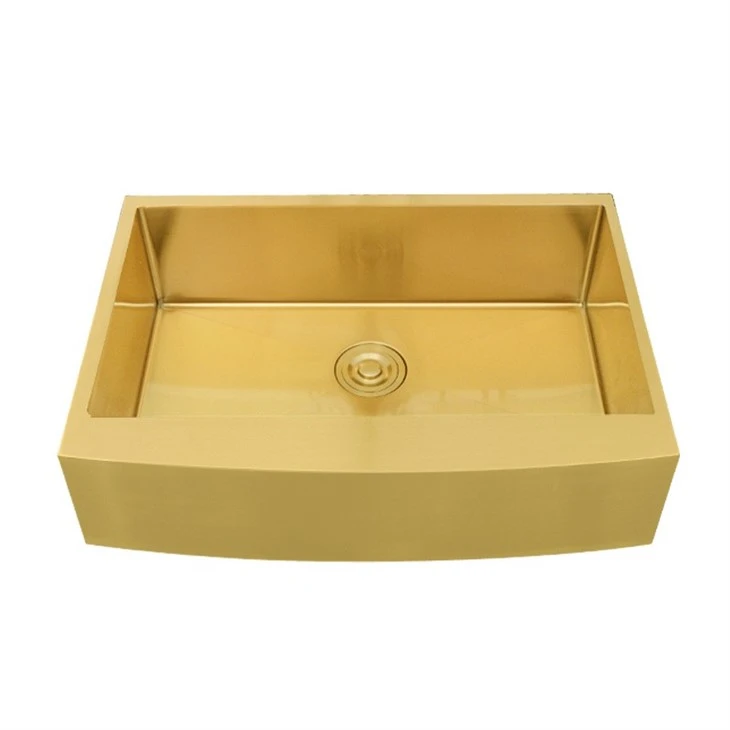 gold kitchen sink and drainer (3)